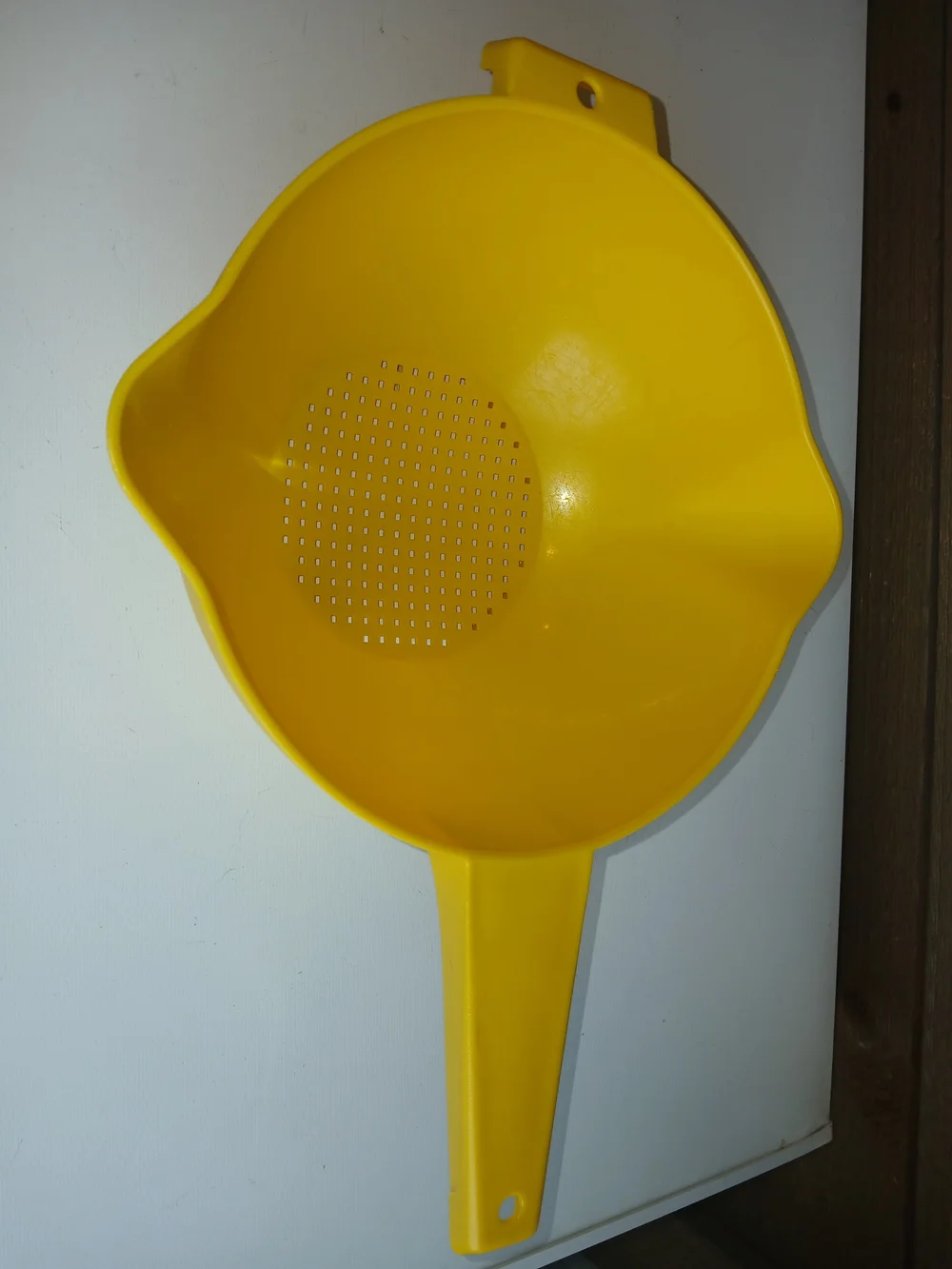Vintage Tupperware Yellow Strainer Colander, 1 Quart capacity- clean